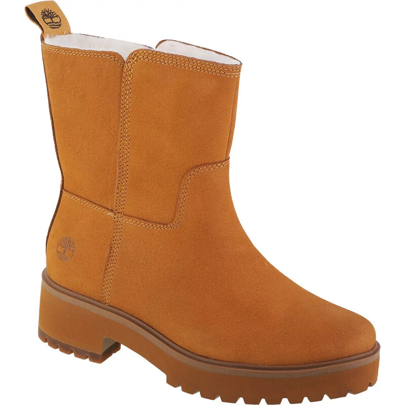 Camel dámské kožené nízké kozačky Timberland Carnaby Cool