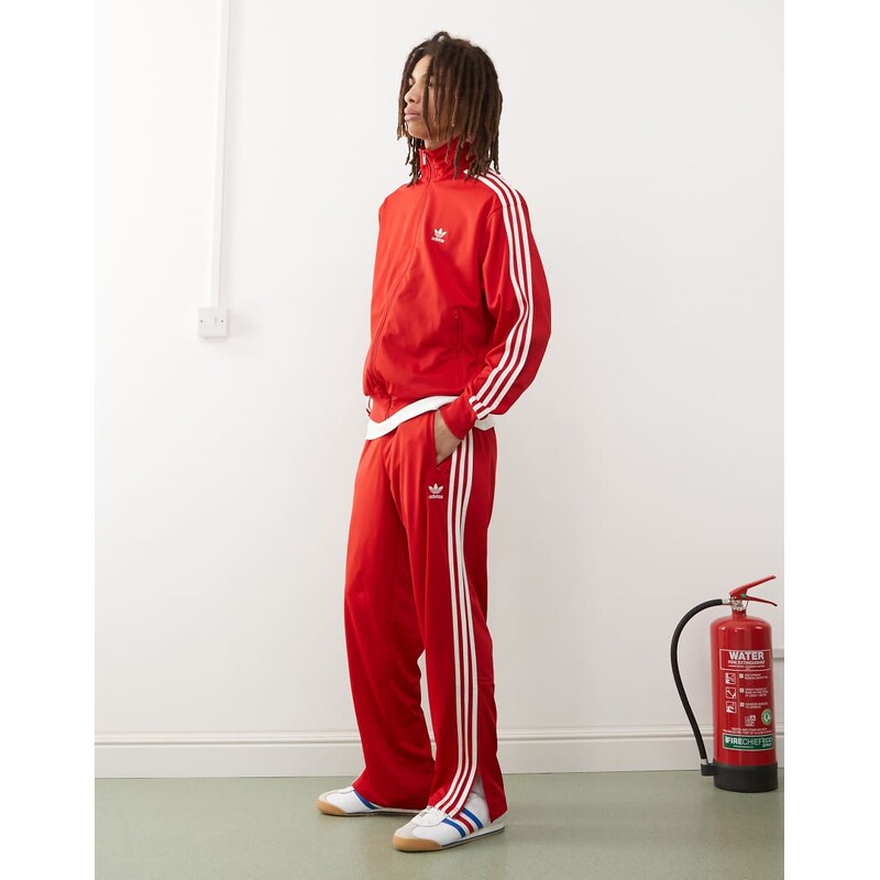 adidas Originals Firebird track pants in red