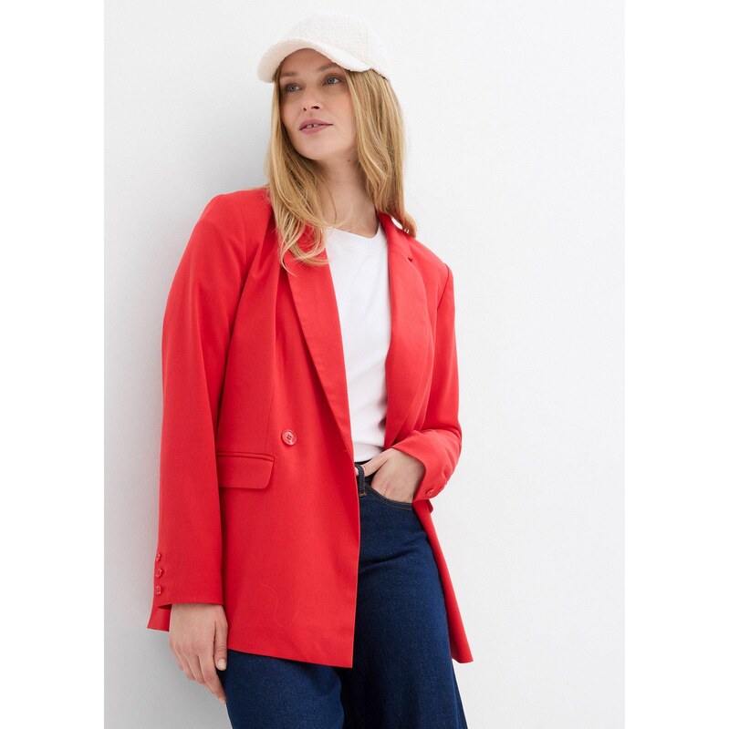 bonprix Oversize blejzr červená Žena 114888745