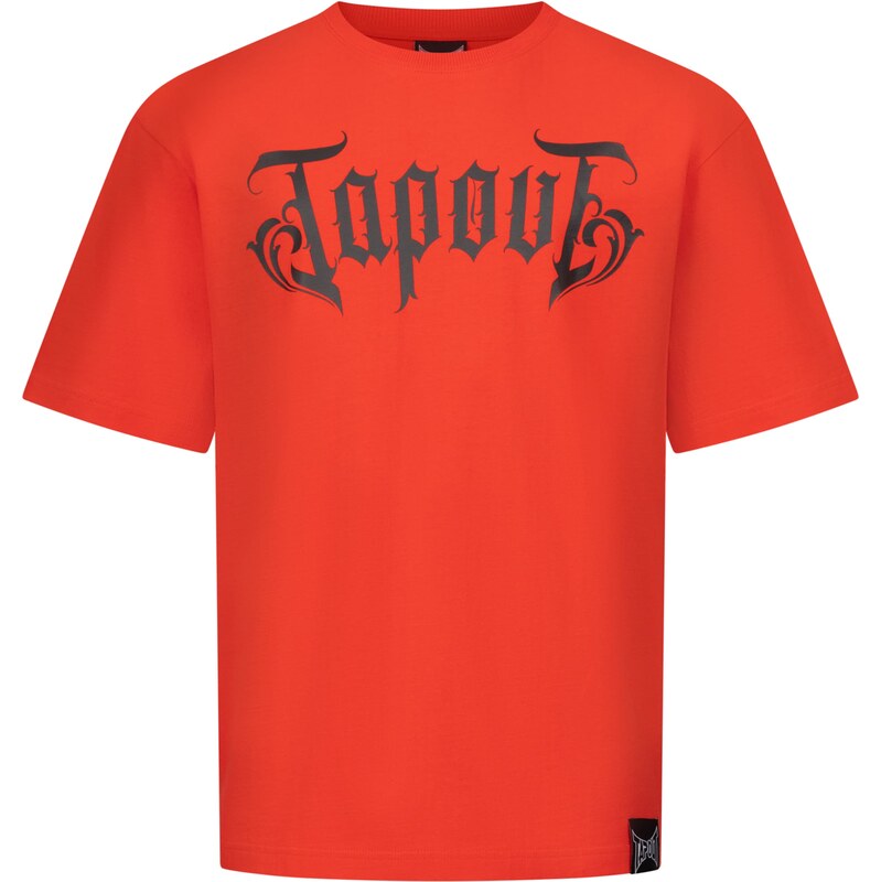 Tapout Tričko Simply Believe antracitová / červená 103667741
