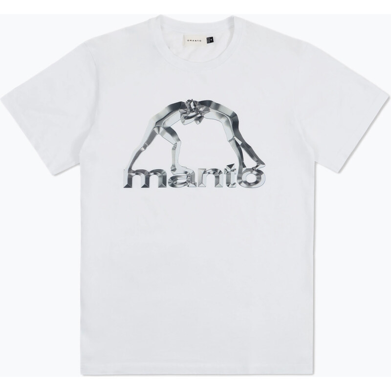 Tričko MANTO Metal white