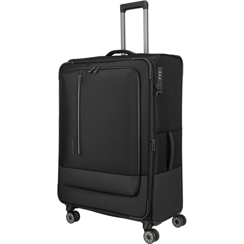 Velký textilní kufr na kolečkách Travelite CrossliteBlack