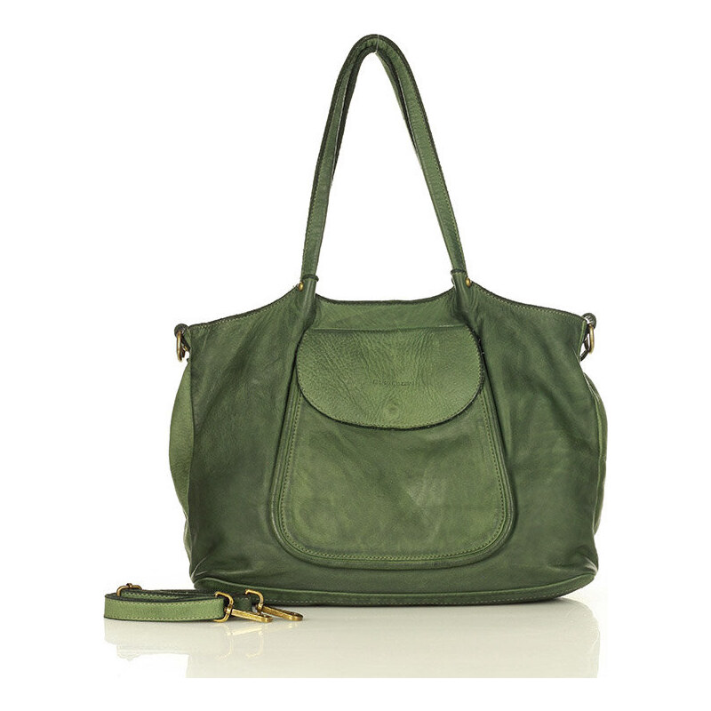 MARCO MAZZINI Zelená dámská shopper bag 85870043
