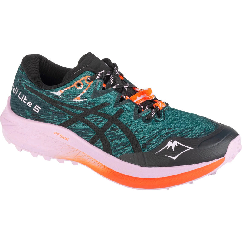 Tmavě zelené dámské tenisky ASICS Fuji Lite 5 Tmavě zelená