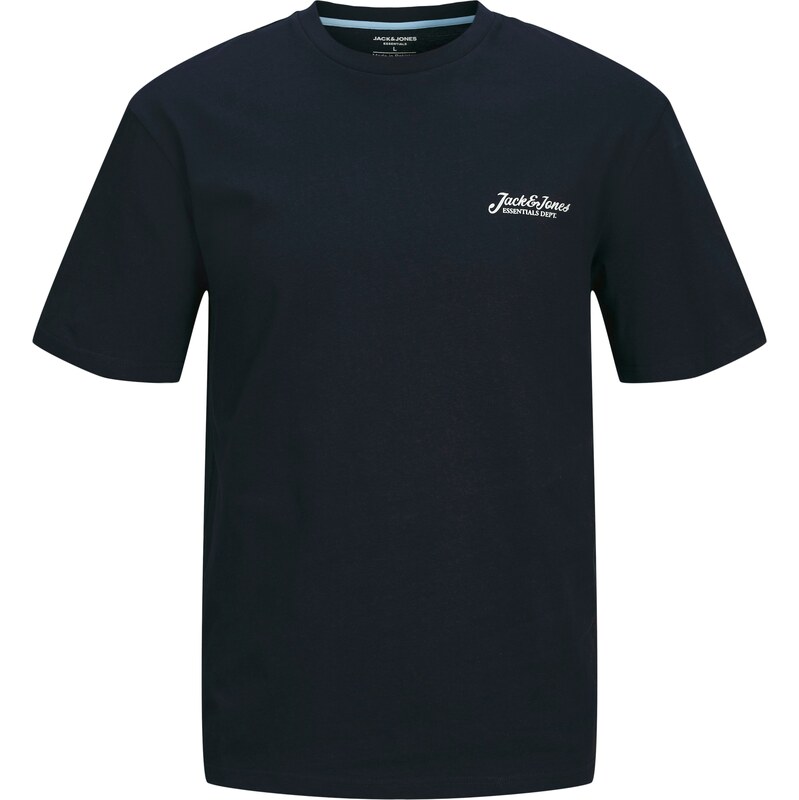 JACK & JONES Tričko JJBeau tmavě modrá / bílá