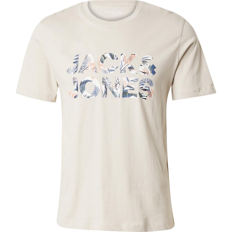 JACK & JONES Tričko JJEBryan marine modrá / režná / černá / bílá