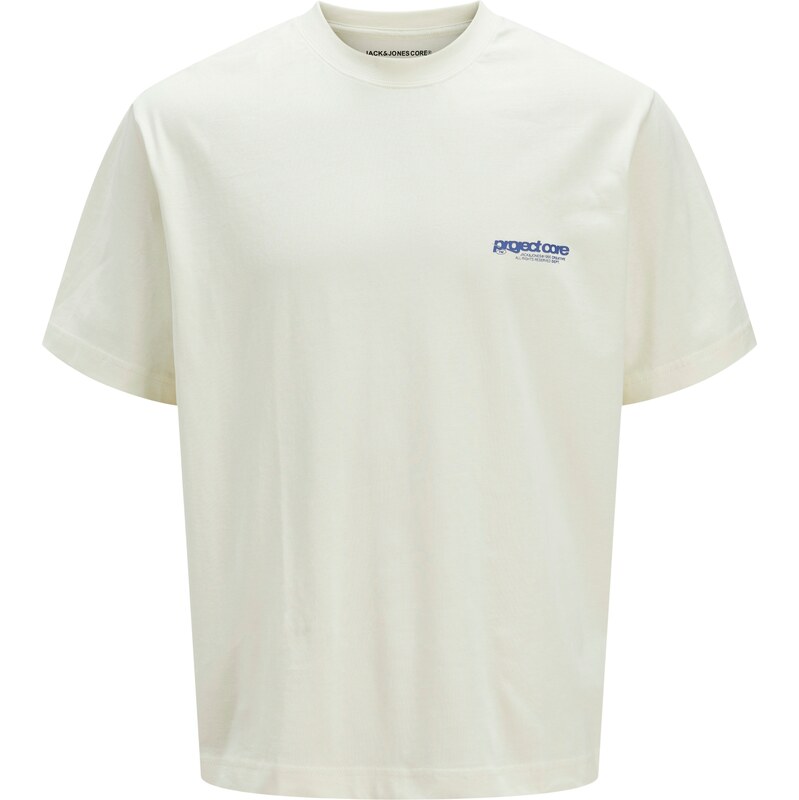 JACK & JONES Tričko JCOUnion modrá / pastelově žlutá