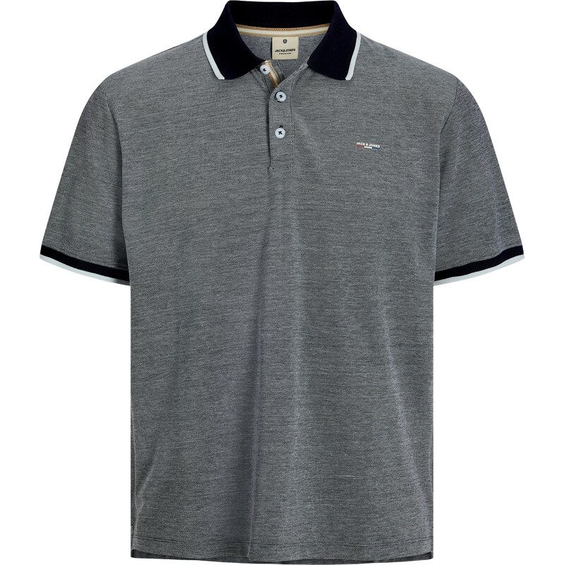 JACK & JONES Tričko JPRBLualves marine modrá / bílá