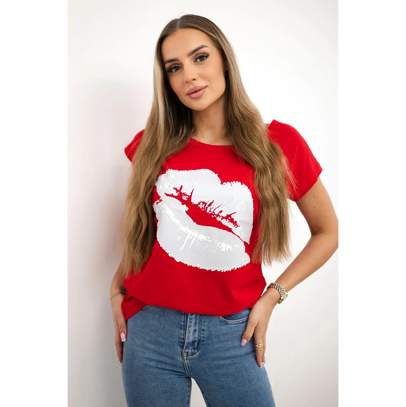 Kesi Halenka s potiskem rtů 104565276