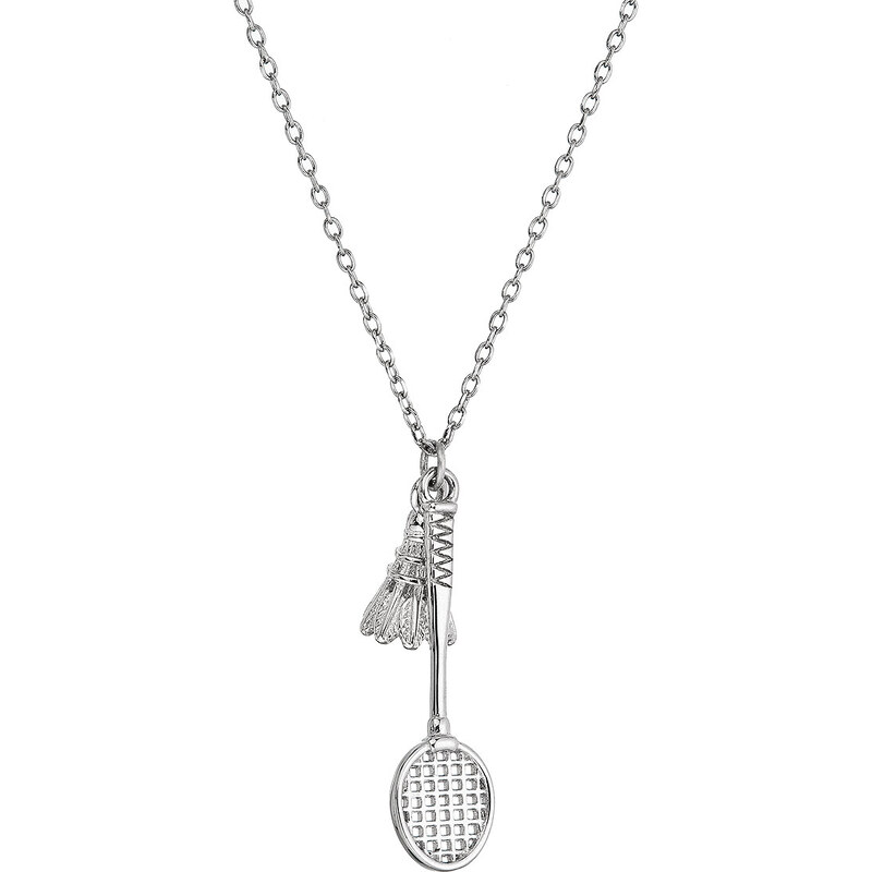 Stříbrný náhrdelník badminton 62037