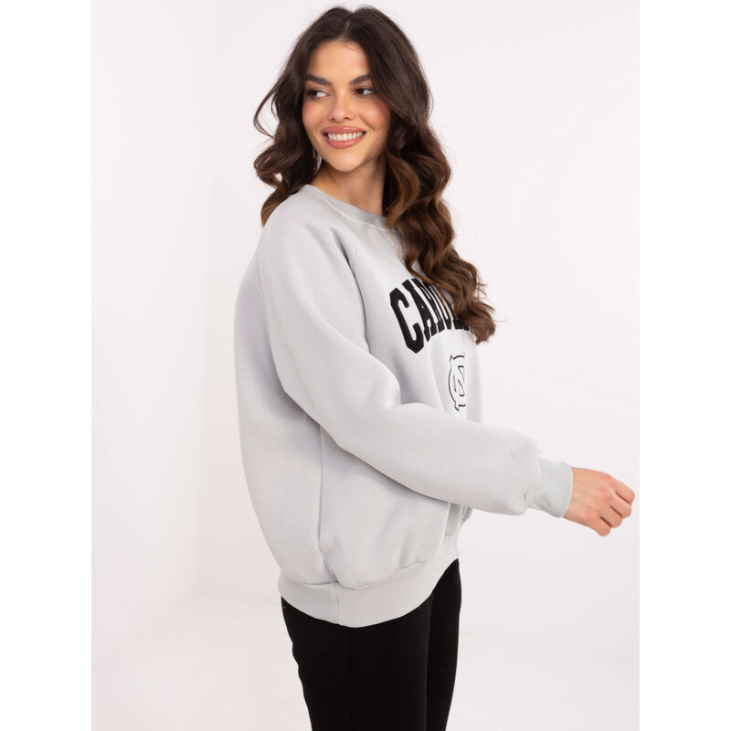 My Red Lips Sweatshirt-EM-BL-857-1.92P-light gray
