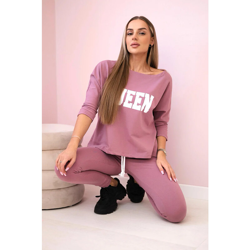 Fashionweek Dámská sportovní tepláková souprava QUEEN K66977