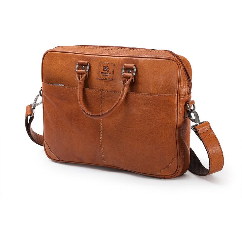 Baoobaoo Brašna Briefcase Soft 13 Tan BB100-1