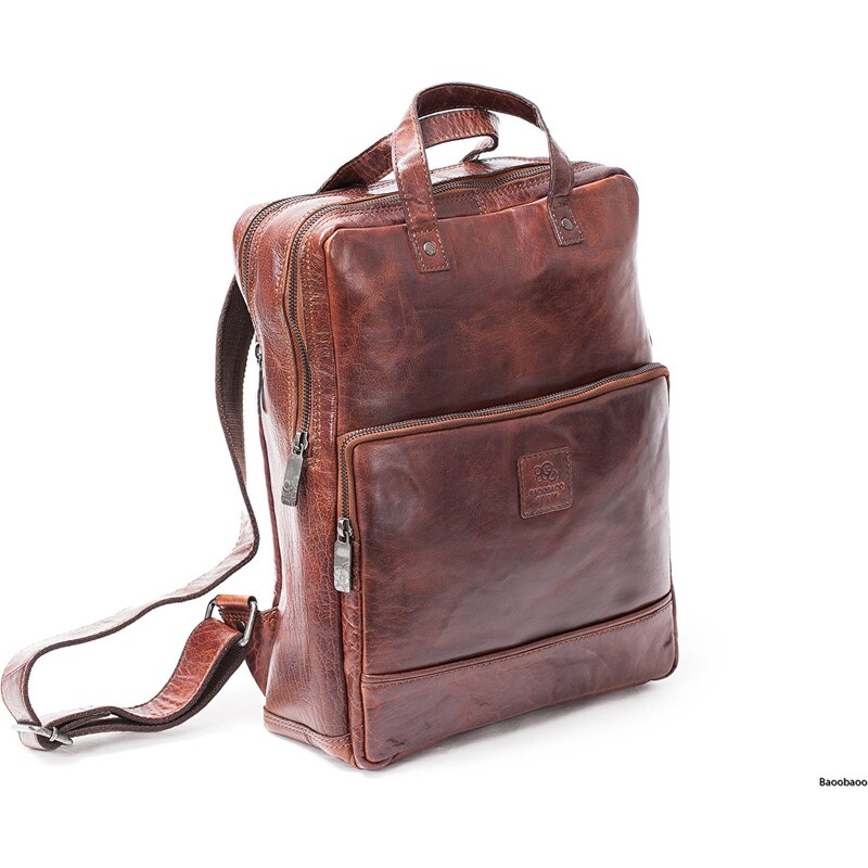 Baoobaoo Batoh Backpack Handle 13 Brandy BB104