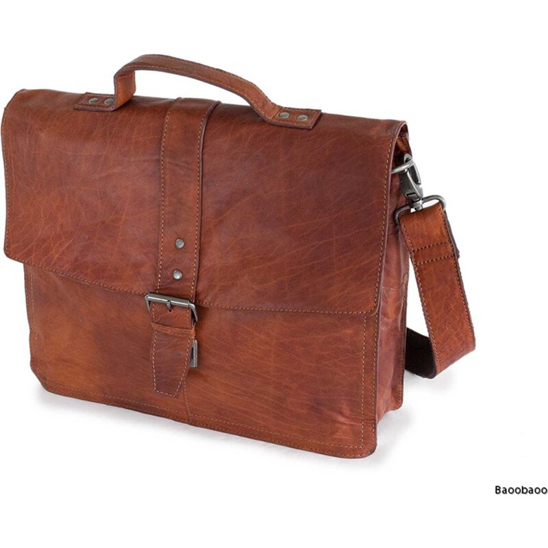 Baoobaoo Brašna Briefcase 13 Brandy BB016