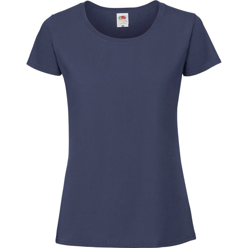 Fruit of the Loom .1424 Dámské tričko z těžké bavlny navy -