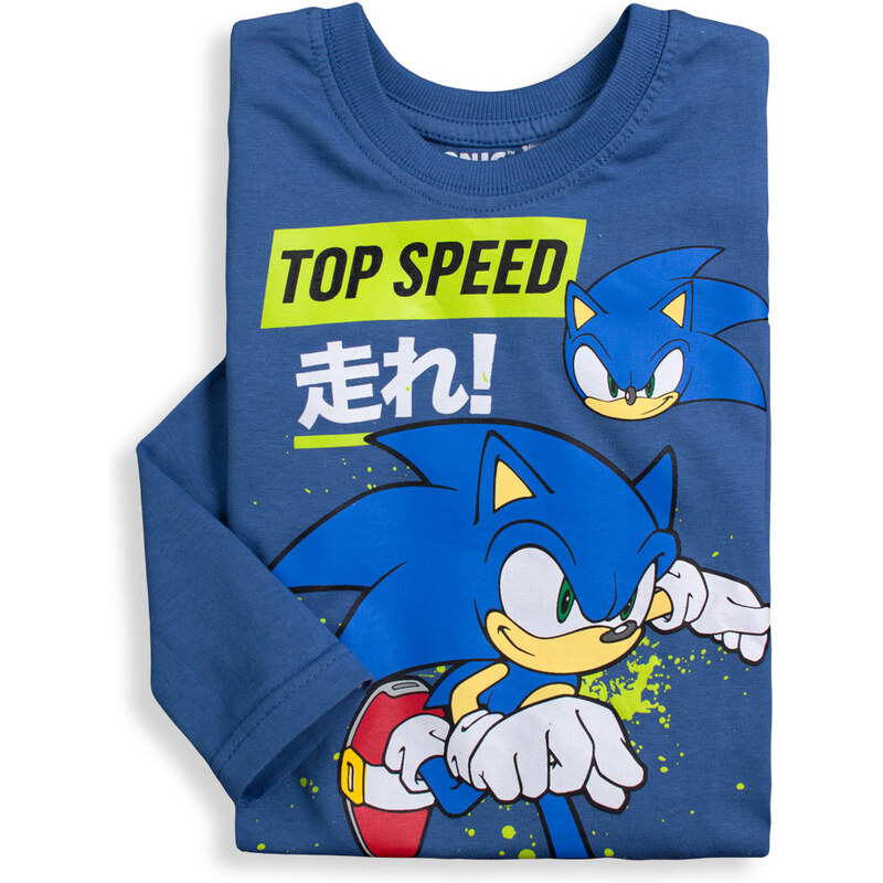Chlapecké tričko SONIC TOP modré 103645624