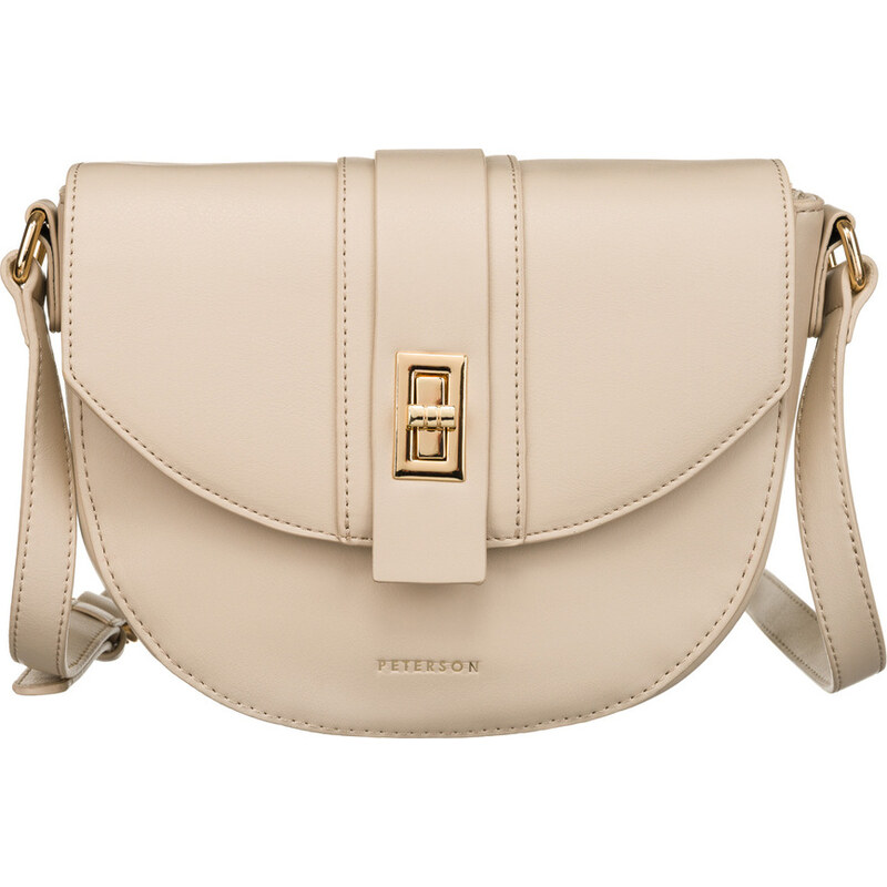 Peterson Béžová crossbody kabelka ve tvaru podkovy 93401008