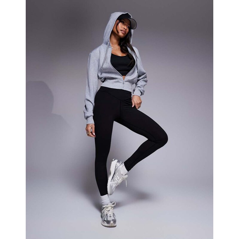 4505 Icon soft touch wrap waist yoga legging in black 106553876