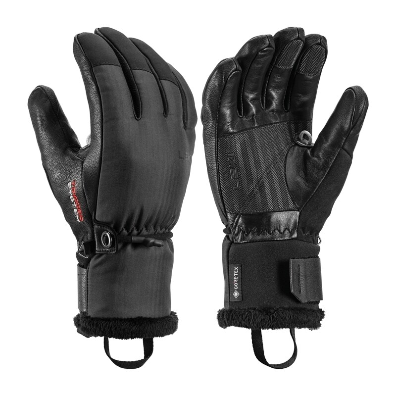 Rukavice lyžařské Leki Lantana 3D GTX Women Velikost: 7 tmavě šedá 103659455