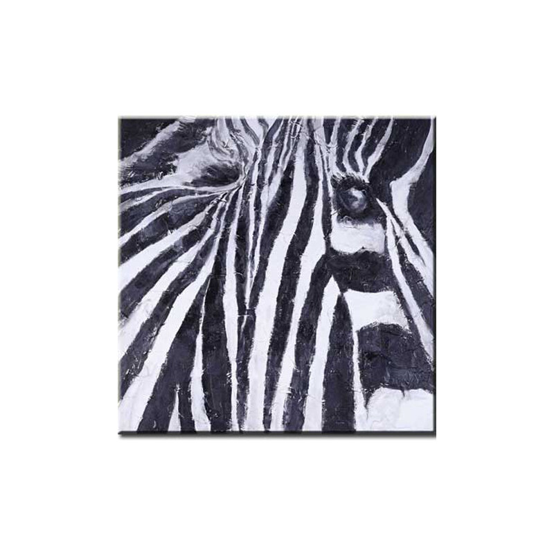 StarDeco Obraz malovaný Zebra ridge