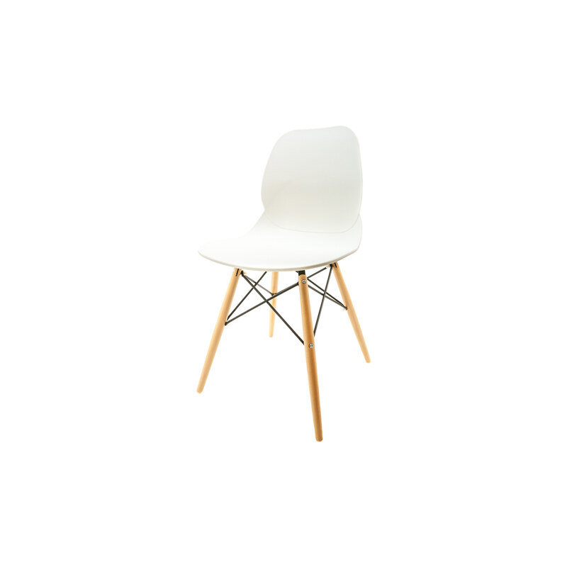 StarDeco Bílá židle CR41-W+CR903