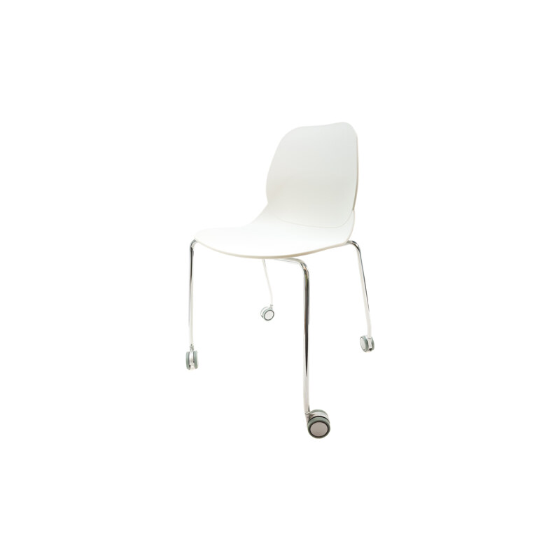 StarDeco Bílá židle CR41-W+CR905