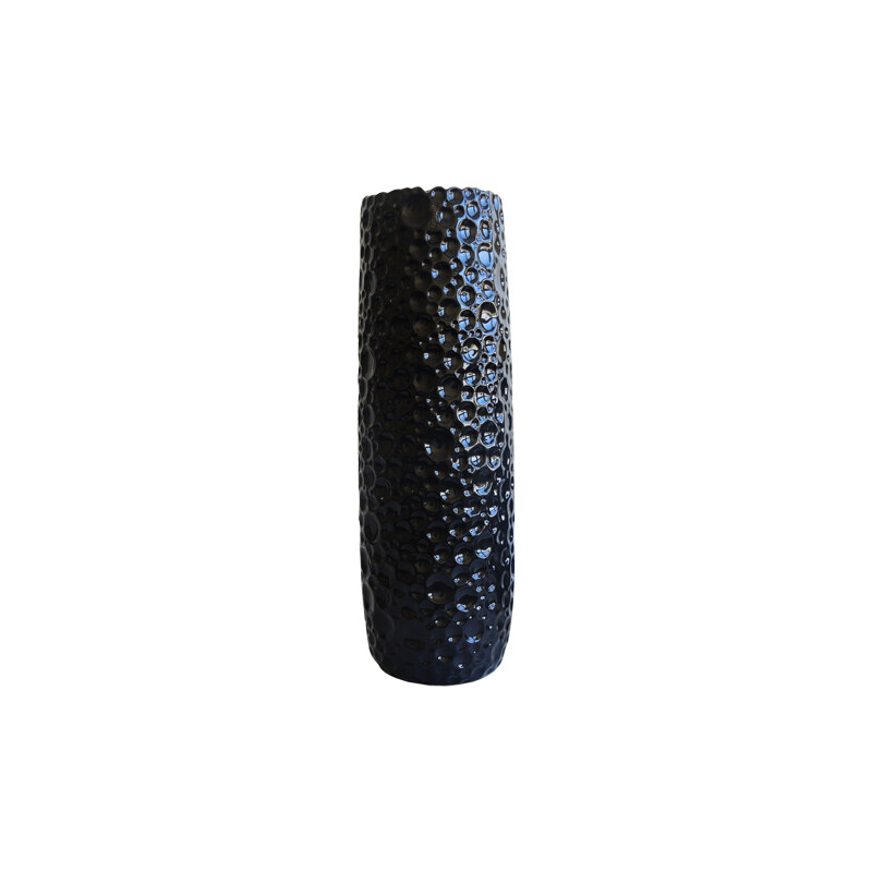 StarDeco TIMBER - keramická váza černá VA501CB