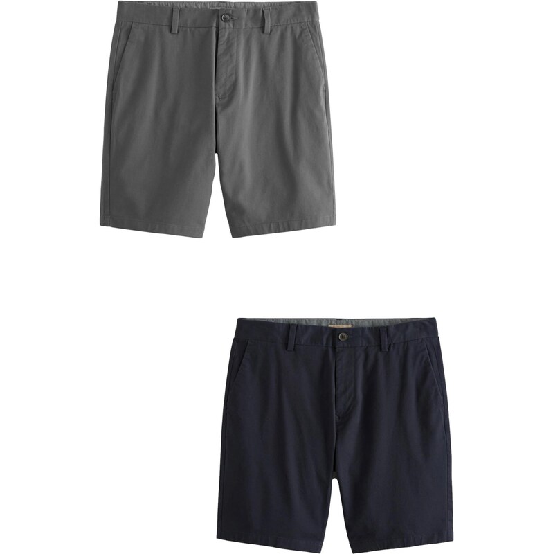 Next Chino kalhoty námořnická modř / bílá