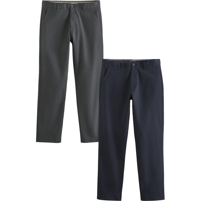 Next Chino kalhoty modrá / šedá