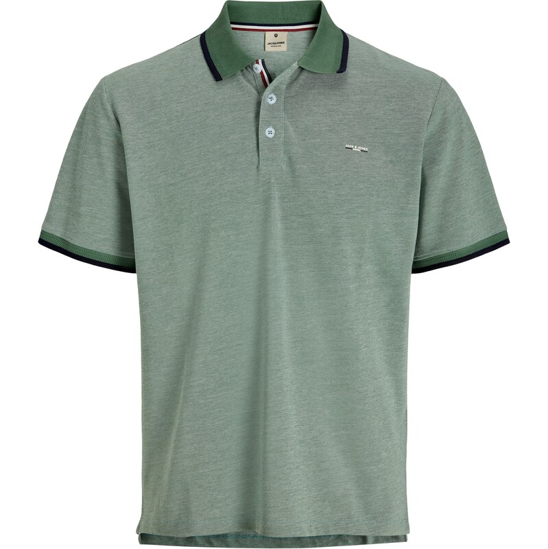 JACK & JONES Tričko JPRBLualves tmavě zelená / zelený melír