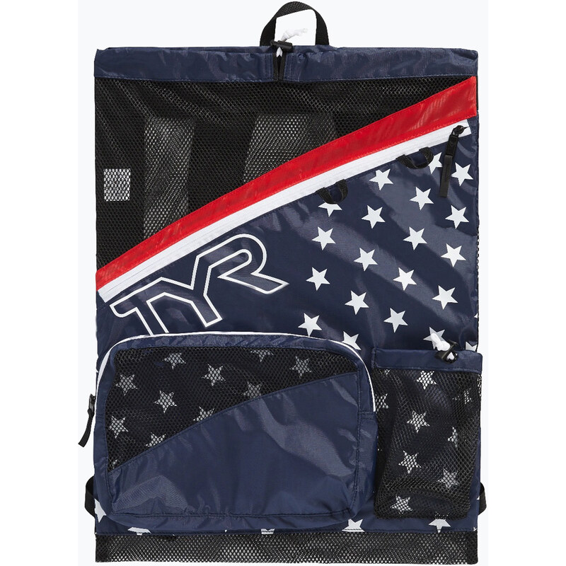Plavecký vak TYR Elite Team Mesh 40 l red/navy