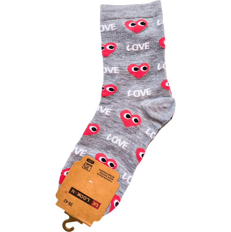 UK LOOKeN Dámské ponožky Valentýn LOVE 103671077