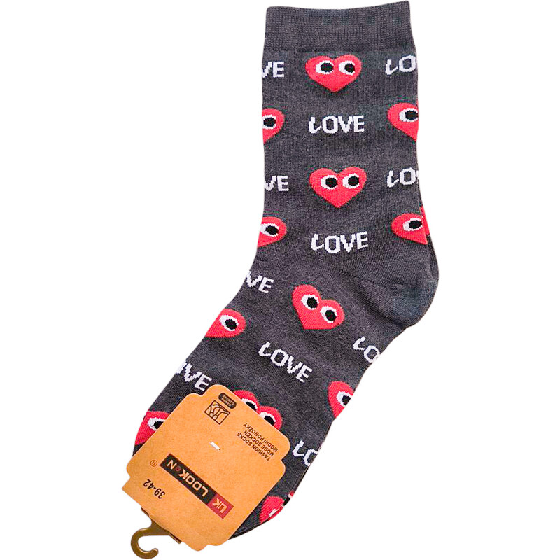 UK LOOKeN Dámské ponožky Valentýn LOVE 103671079