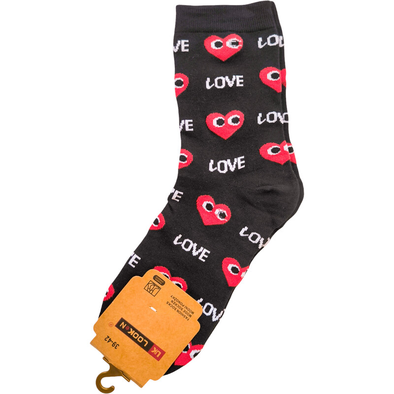 UK LOOKeN Dámské ponožky Valentýn LOVE 103671078