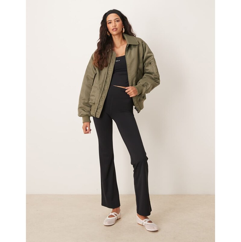 Tala Skinluxe high waisted flared leggings in black 103683898
