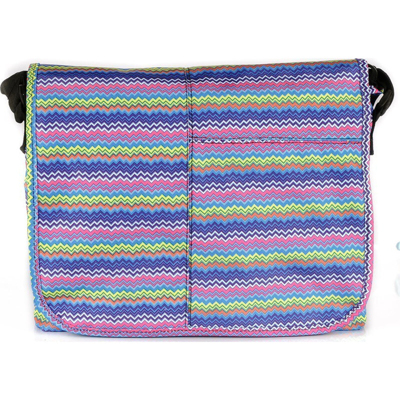 LOREN Fialová shopper taška s potiskem TN-3029 1960 FK