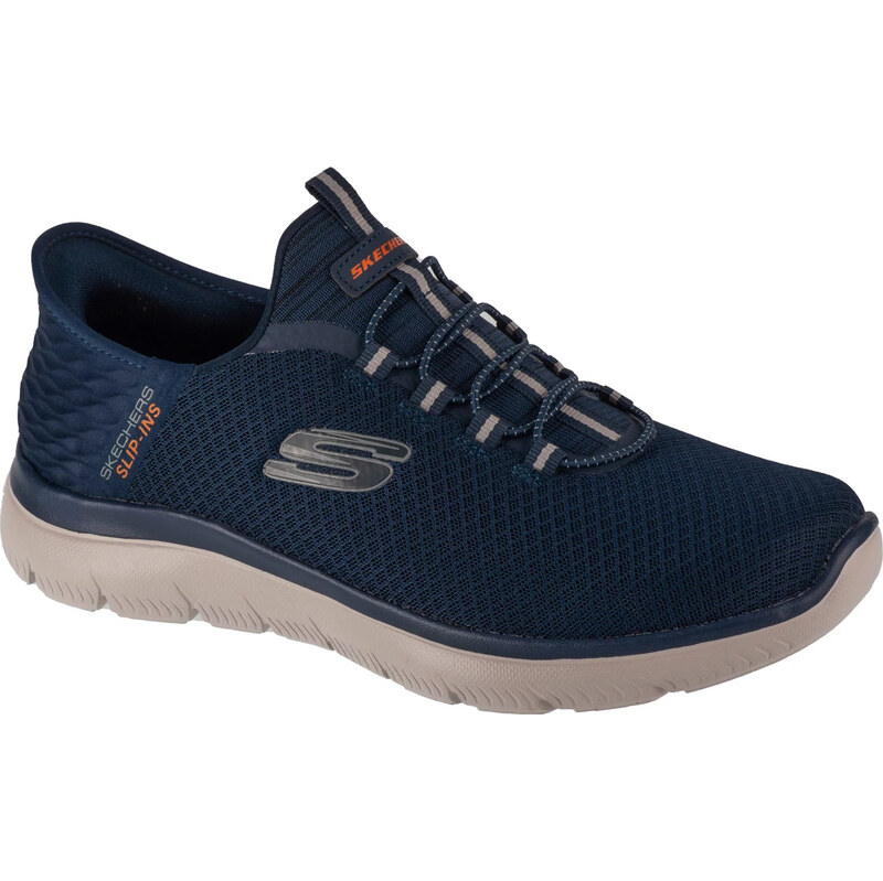 Tmavě modré pánské tenisky Skechers Slip-Ins Summits - High