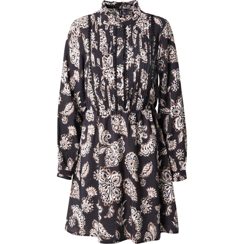 VERO MODA Šaty VMJOSIE JOAN brokátová / antracitová / bílá