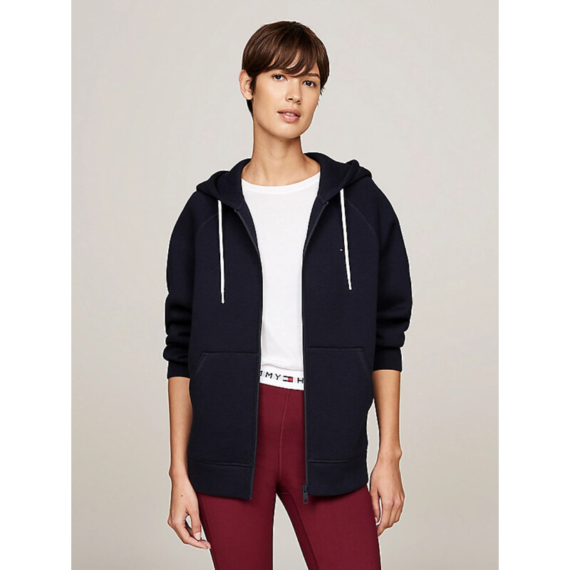 Tommy Hilfiger dámská tmavě modrá mikina na zip