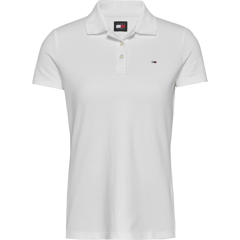 Tommy Jeans Tričko ESSENTIAL bílá