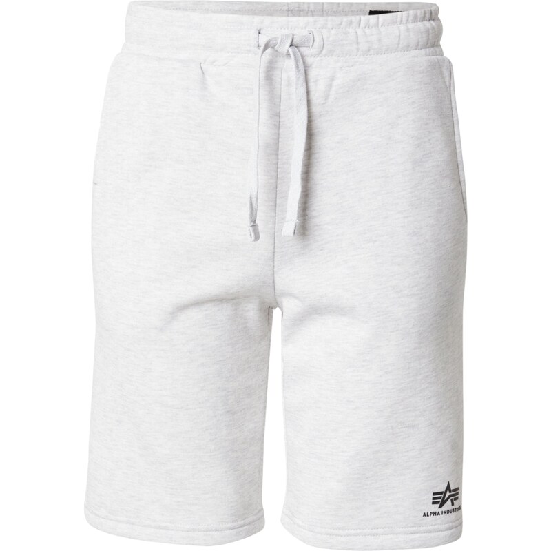 ALPHA INDUSTRIES Kalhoty šedý melír / černá 103695855