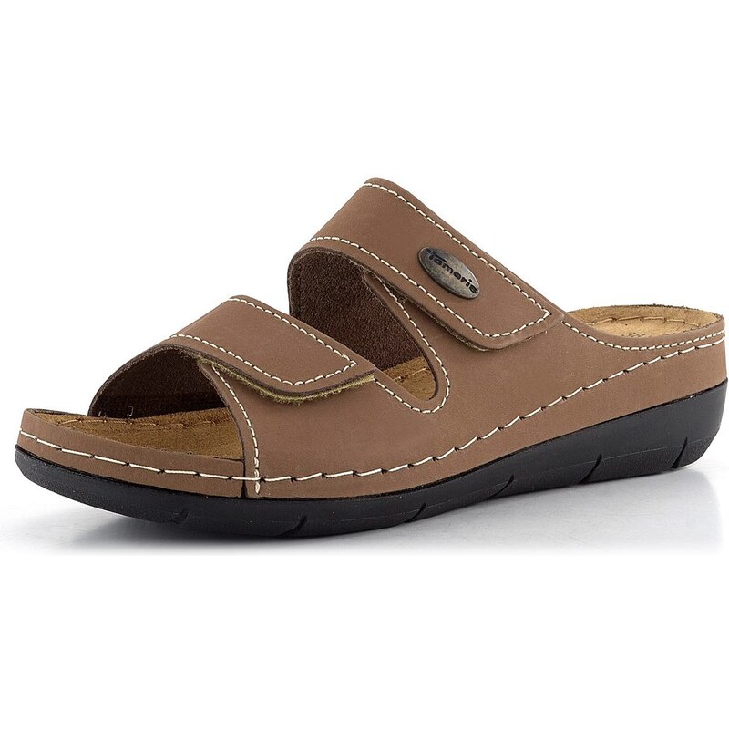 Tamaris fuzbetové pantofle Taupe 1-27510-41 103696457