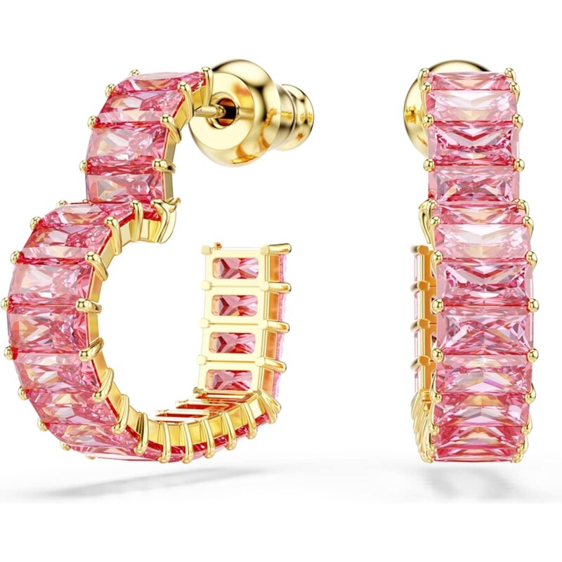 Swarovski Náušnice Matrix zlatá / růžová 104086354