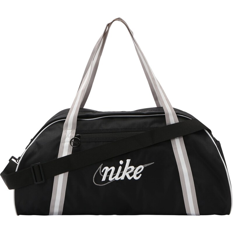 NIKE Sportovní taška Gym Club starobéžová / černá / bílá