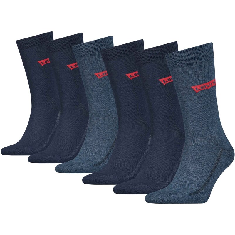 LEVIS  Ponožky námořnická modř / tmavě modrá / krvavě červená