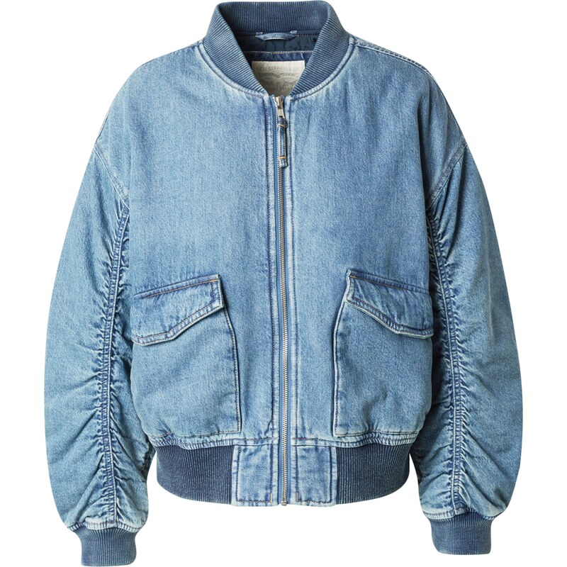 LEVIS  Přechodná bunda Andy Tech Jacket modrá džínovina