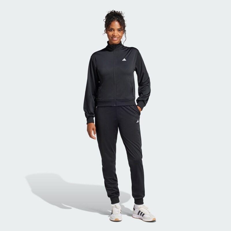 ADIDAS SPORTSWEAR Tepláková souprava 'Essentials' černá / bílá