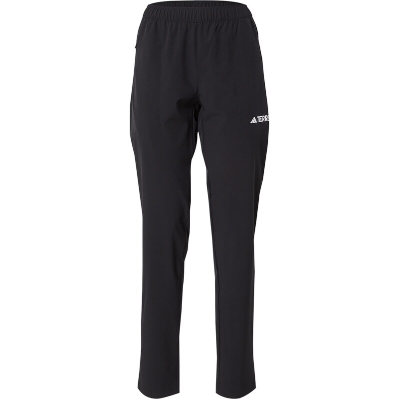 ADIDAS TERREX Outdoorové kalhoty Essentials černá / bílá