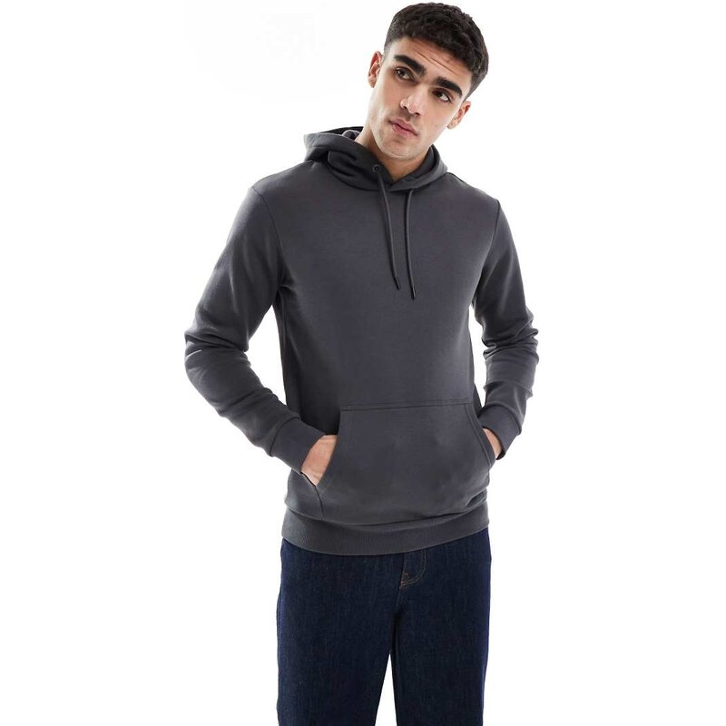 ONLY & SONS hoodie in charcoal-Grey